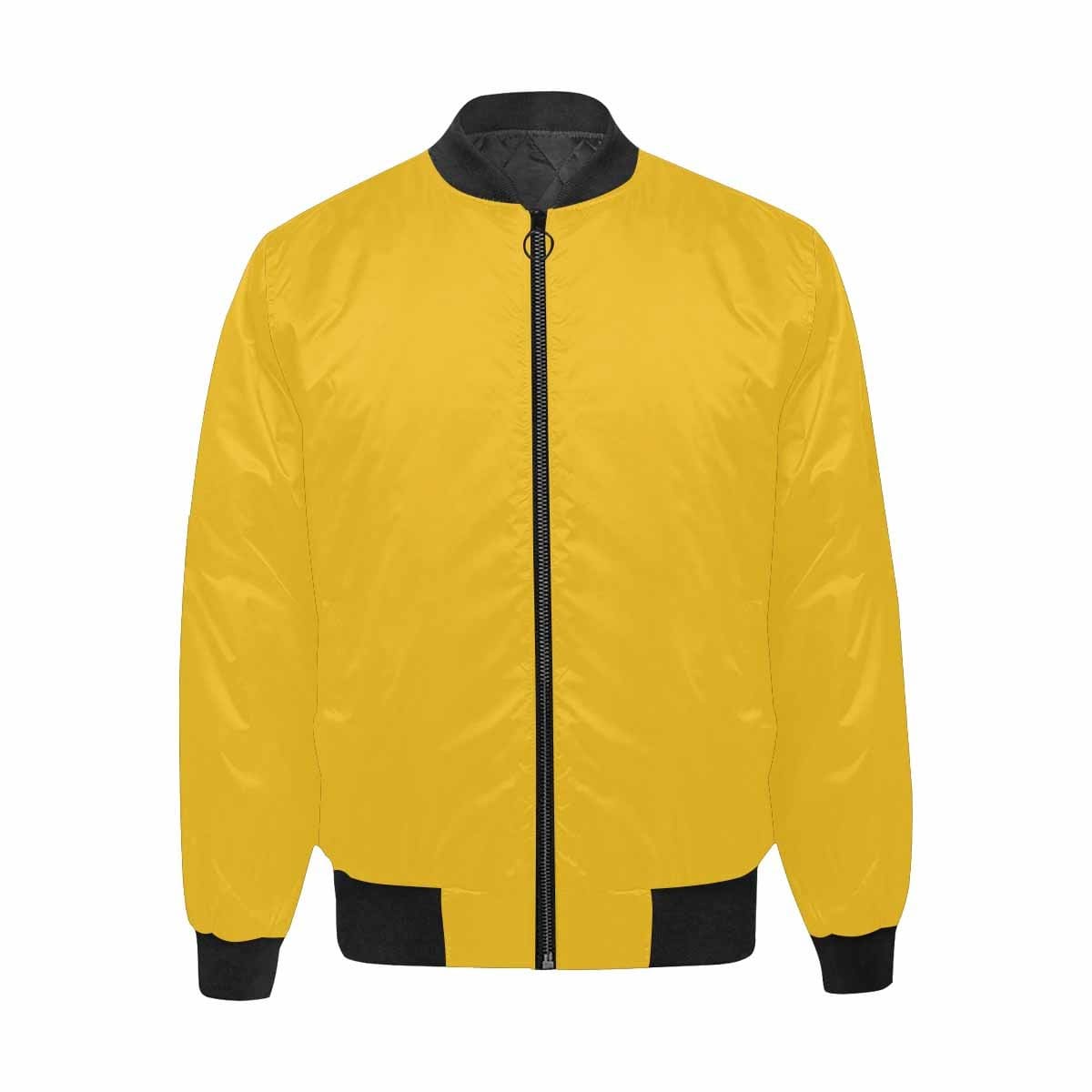 Mens Jacket Freesia Yellow And Black Bomber Jacket - Mens | Jackets | Bombers