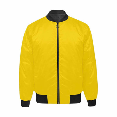 Mens Jacket Gold Yellow And Black Bomber Jacket - Mens | Jackets | Bombers