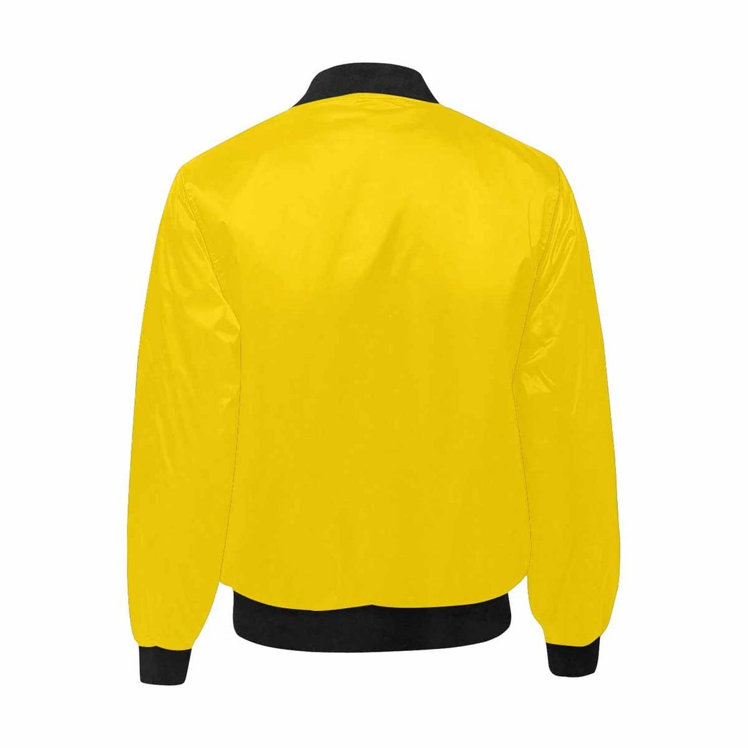 Mens Jacket Gold Yellow and Black Bomber Jacket - Mens | Jackets | Bombers