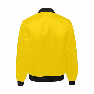 Mens Jacket Gold Yellow And Black Bomber Jacket - Mens | Jackets | Bombers