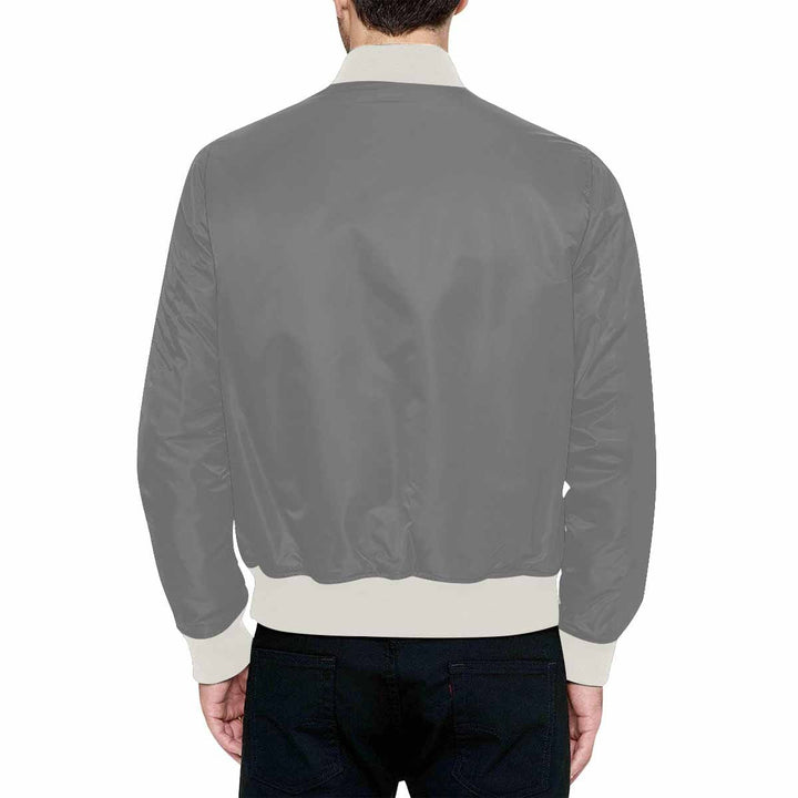 Mens Jacket Gray Bomber Jacket - Mens | Jackets | Bombers