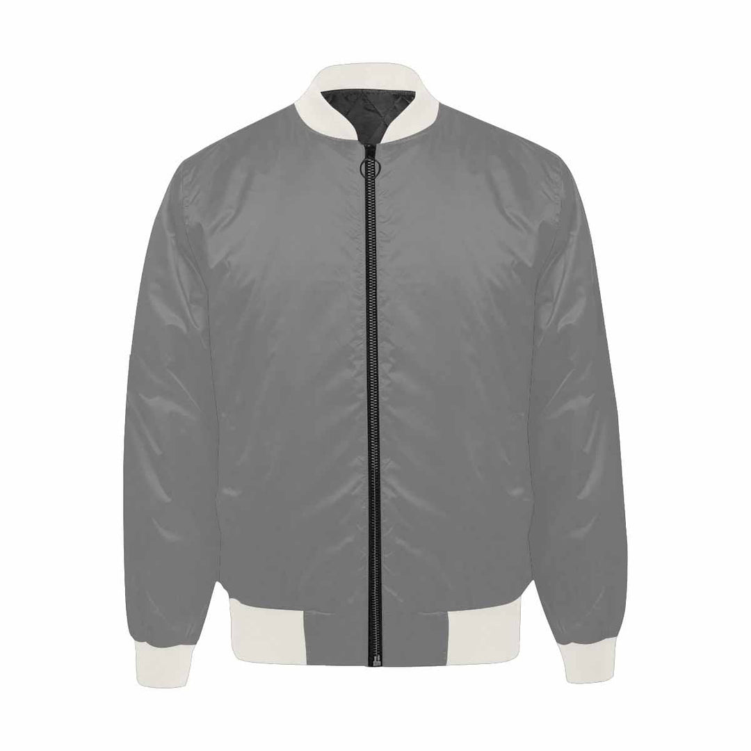 Mens Jacket Gray Bomber Jacket - Mens | Jackets | Bombers