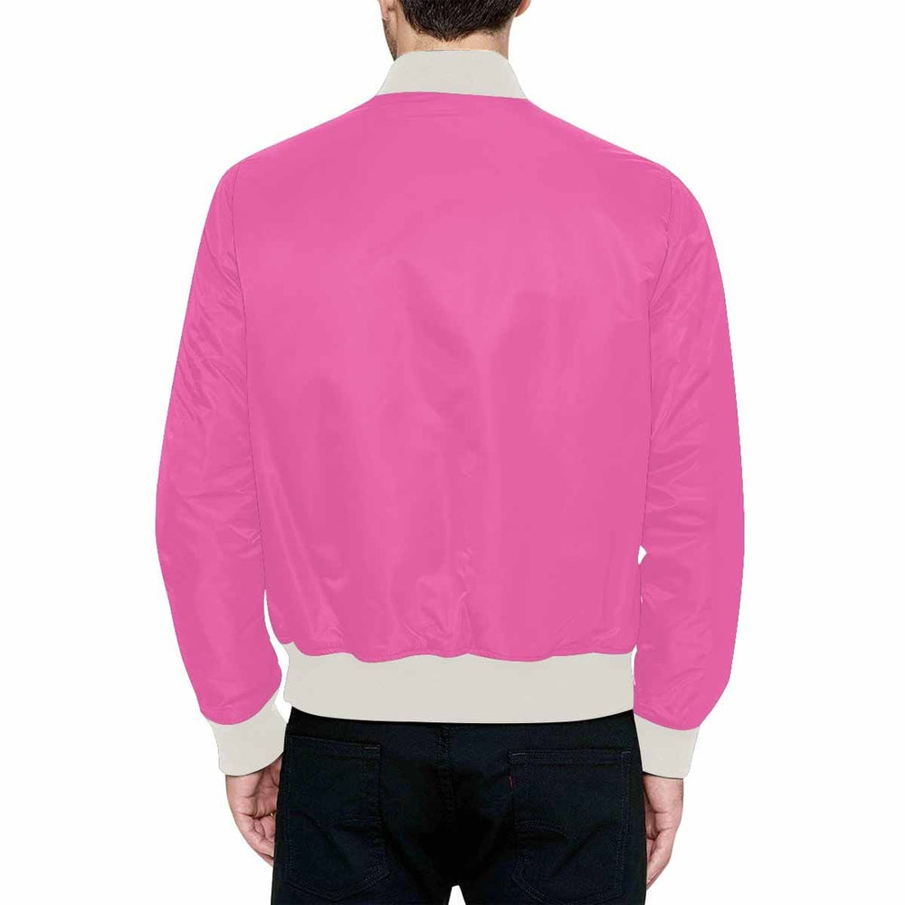 Mens Jacket Hot Pink Bomber Jacket - Mens | Jackets | Bombers