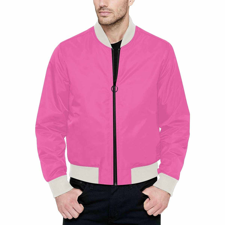 Mens Jacket Hot Pink Bomber Jacket - Mens | Jackets | Bombers