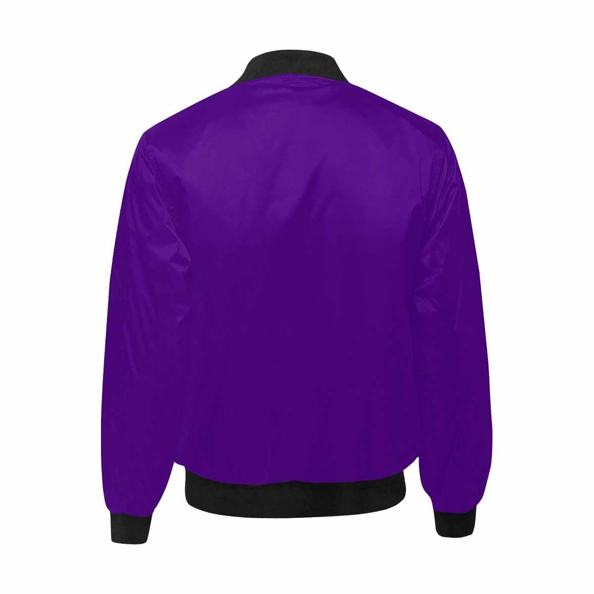 Mens Jacket Indigo Purple And Black Bomber Jacket - Mens | Jackets | Bombers
