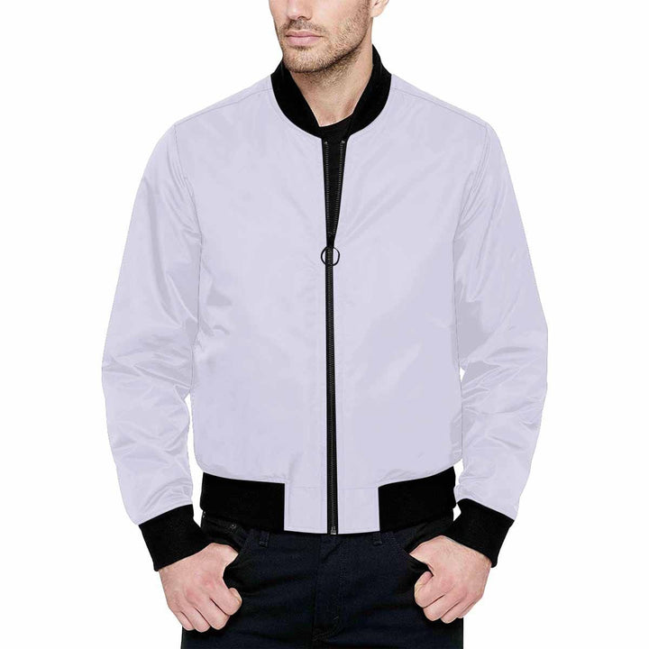 Mens Jacket Lavender Purple and Black Bomber Jacket - Mens | Jackets | Bombers