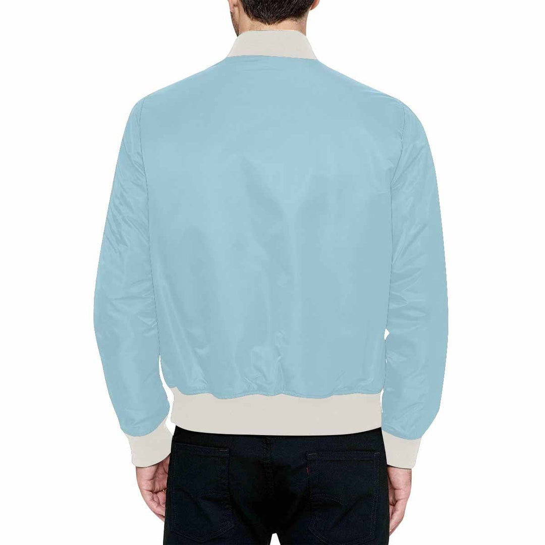 Mens Jacket Light Blue Bomber Jacket - Mens | Jackets | Bombers