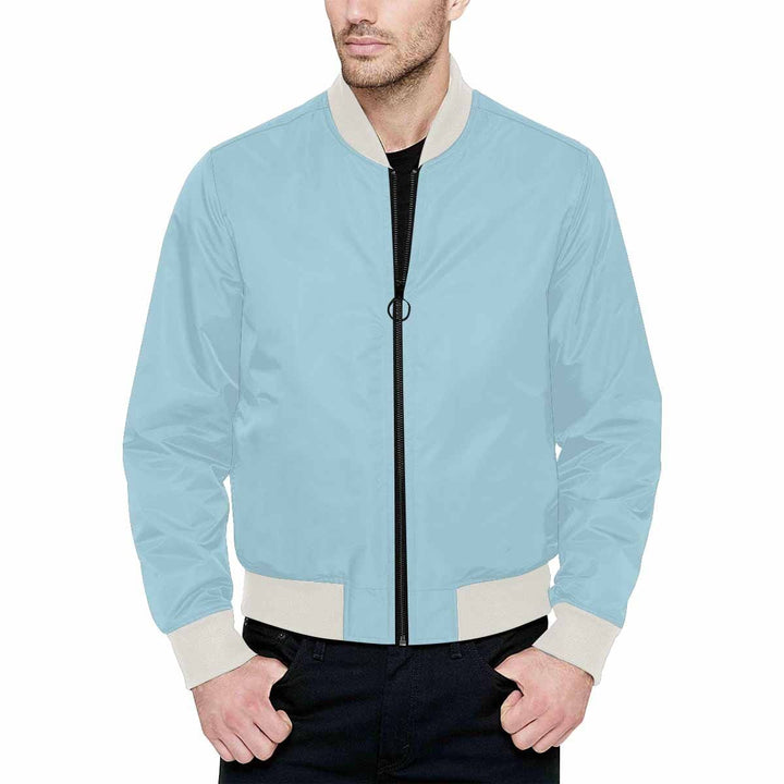 Mens Jacket Light Blue Bomber Jacket - Mens | Jackets | Bombers