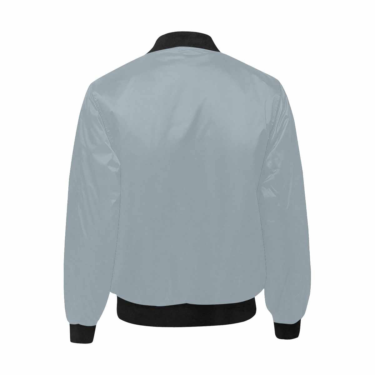 Mens Jacket Misty Blue Gray Bomber Jacket - Mens | Jackets | Bombers