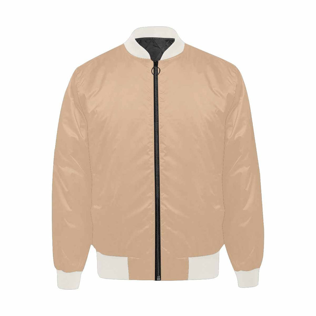 Mens Jacket Pale Brown Bomber Jacket - Mens | Jackets | Bombers