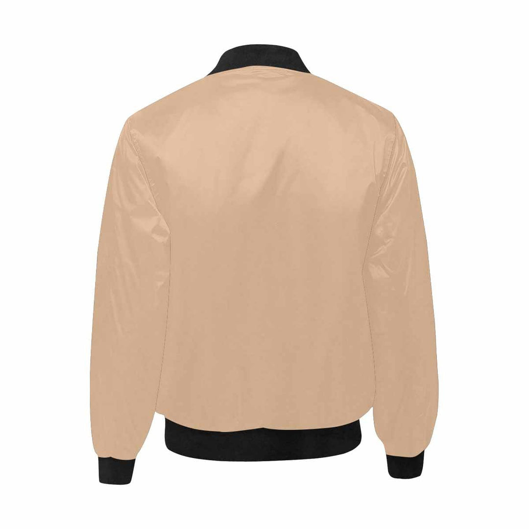 Mens Jacket Pale Brown Bomber Jacket - Mens | Jackets | Bombers