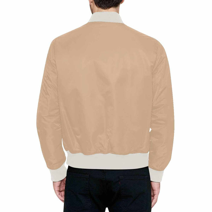 Mens Jacket Pale Brown Bomber Jacket - Mens | Jackets | Bombers