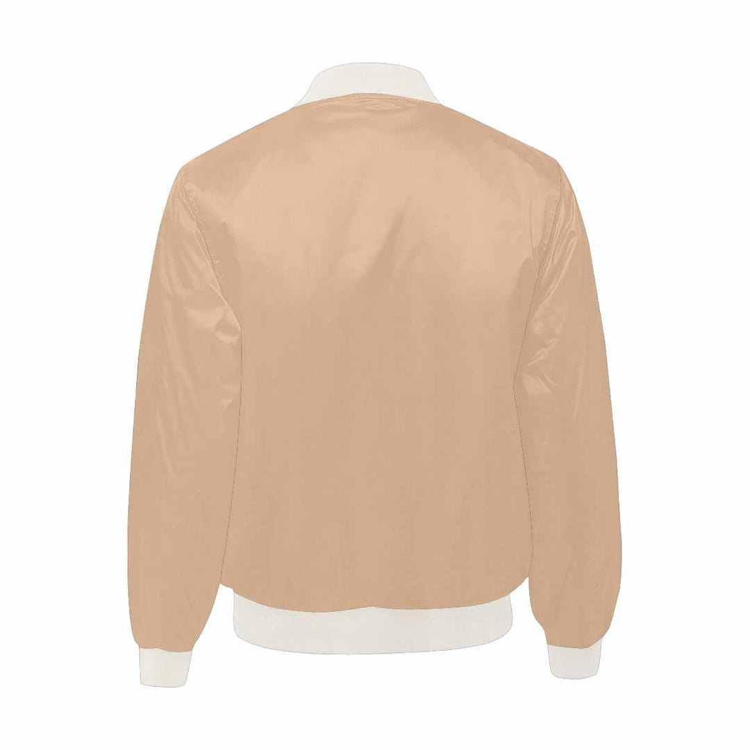 Mens Jacket Pale Brown Bomber Jacket - Mens | Jackets | Bombers