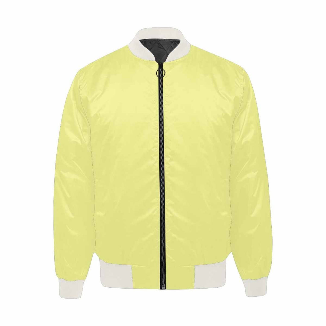 Mens Jacket Pastel Yellow Bomber Jacket - Mens | Jackets | Bombers