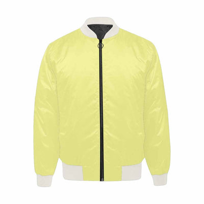 Mens Jacket Pastel Yellow Bomber Jacket - Mens | Jackets | Bombers