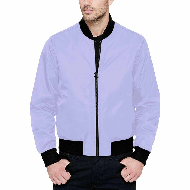 Mens Jacket Periwinkle Purple Bomber Jacket - Mens | Jackets | Bombers