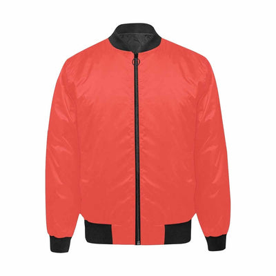 Mens Jacket Red Orange Bomber Jacket - Mens | Jackets | Bombers