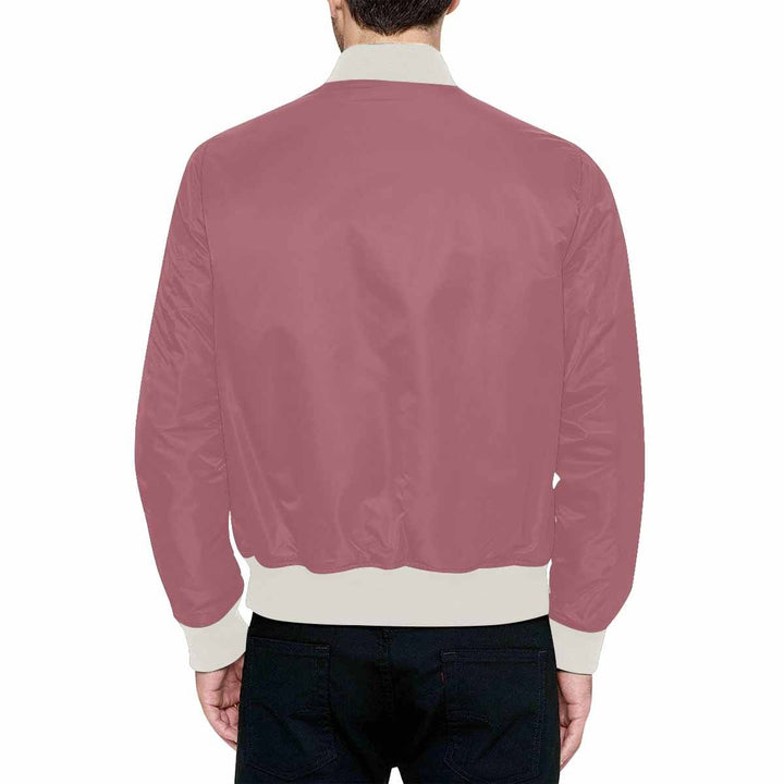 Mens Jacket Rose Gold Red Bomber Jacket - Mens | Jackets | Bombers