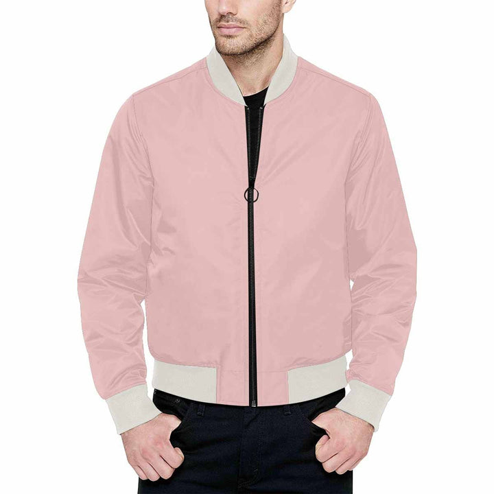 Mens Jacket Rose Quartz Red Bomber Jacket - Mens | Jackets | Bombers