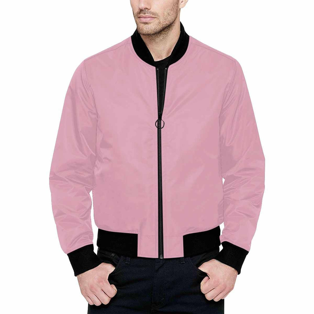 Mens Jacket Rosewater Red and Black Bomber Jacket - Mens | Jackets | Bombers