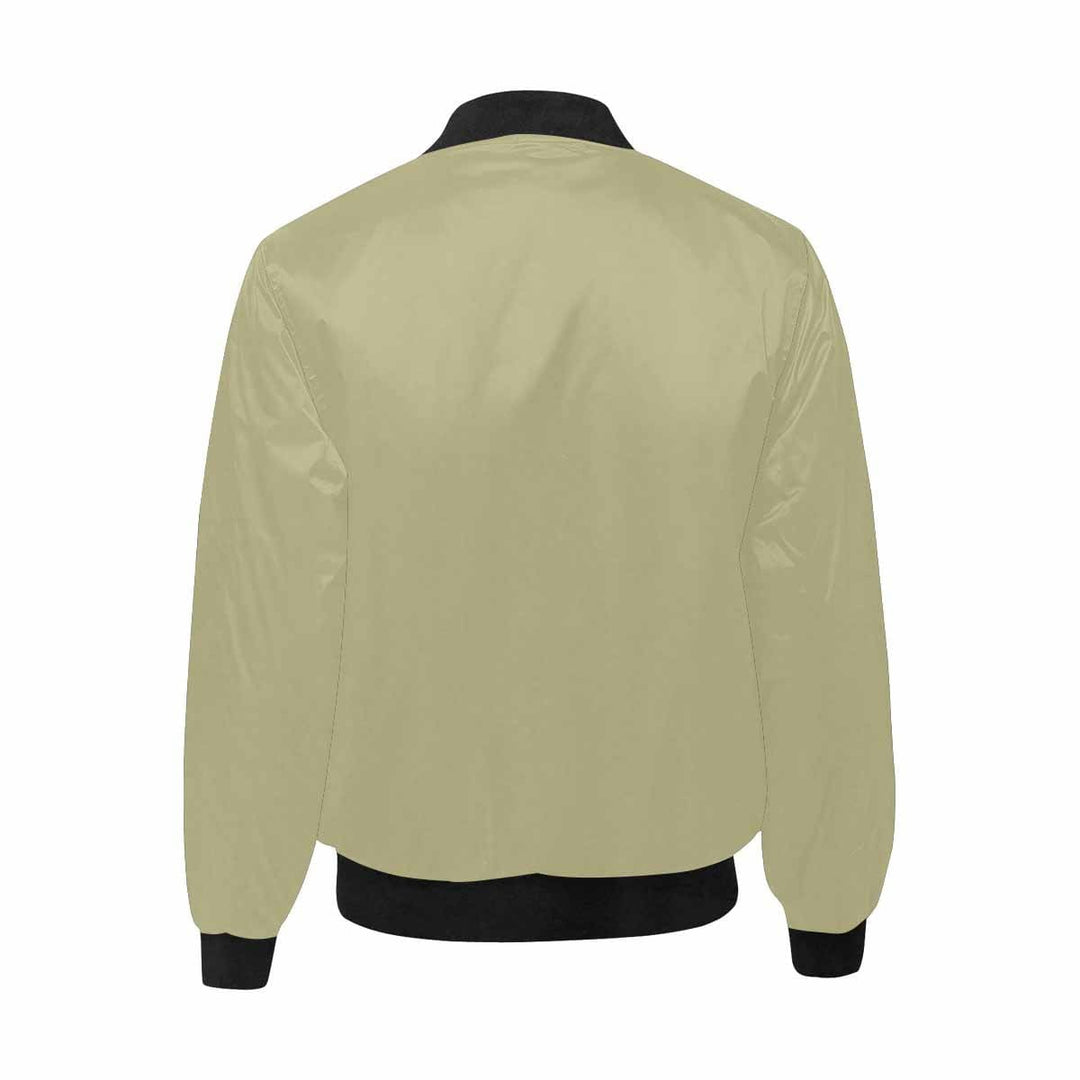 Mens Jacket Sage Green and Black Bomber Jacket - Mens | Jackets | Bombers