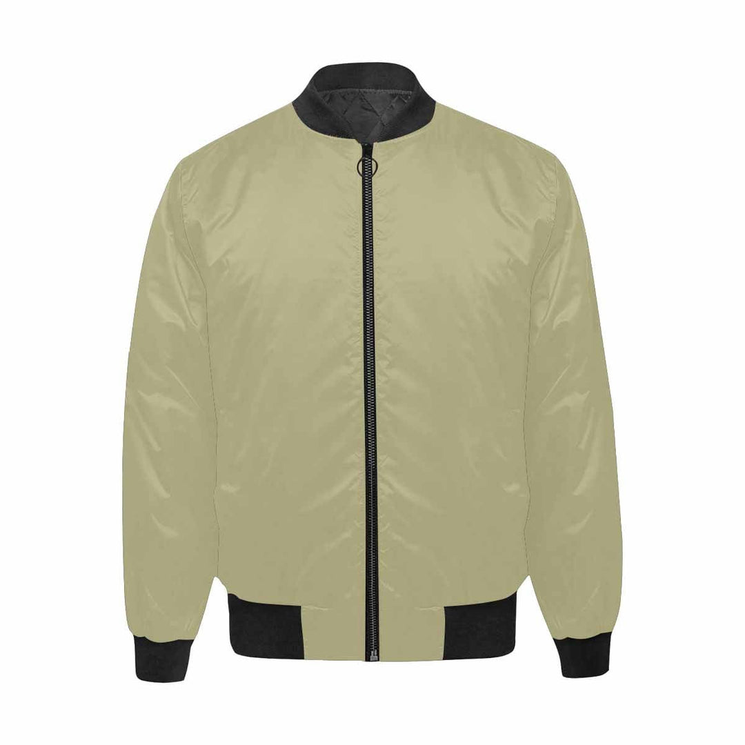 Mens Jacket Sage Green and Black Bomber Jacket - Mens | Jackets | Bombers