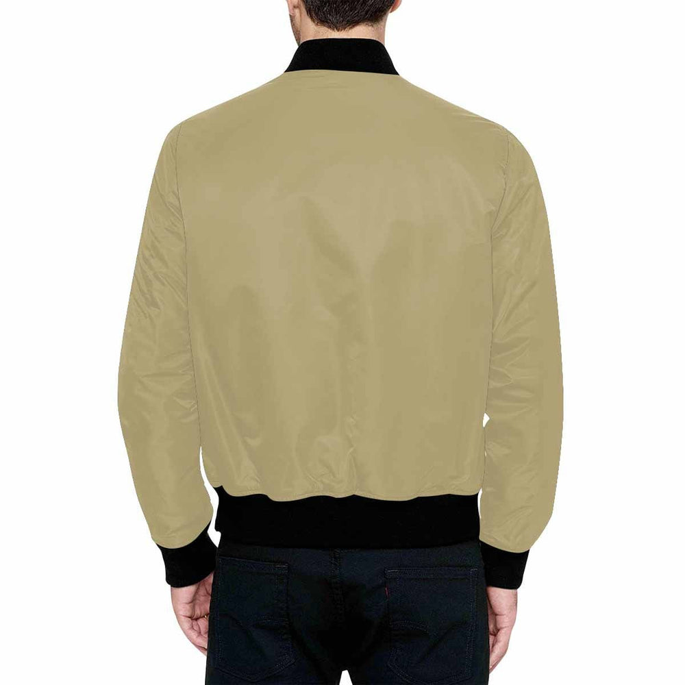 Mens Jacket Sand Dollar Brown and Black Bomber Jacket - Mens | Jackets | Bombers