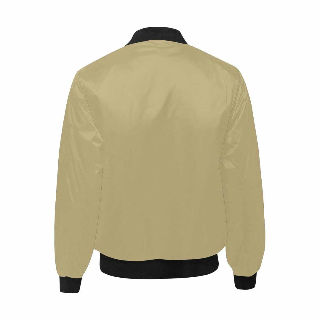 Mens Jacket Sand Dollar Brown and Black Bomber Jacket - Mens | Jackets | Bombers