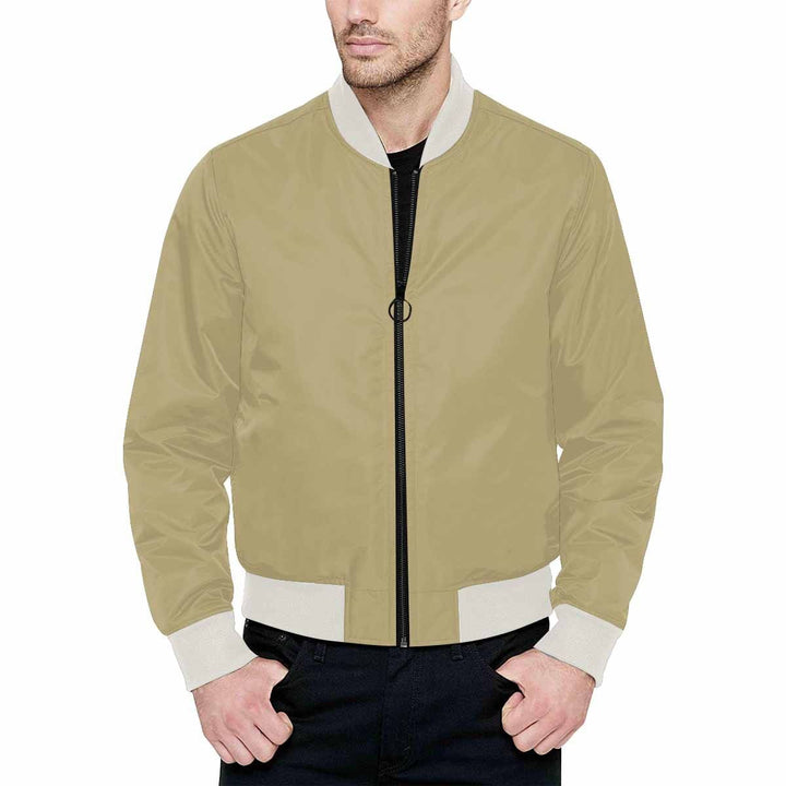 Mens Jacket Sand Dollar Brown Bomber Jacket - Mens | Jackets | Bombers