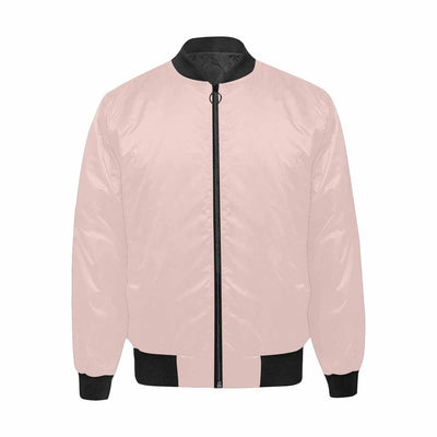 Mens Jacket Scallop Seashell Pink And Black Bomber Jacket - Mens | Jackets