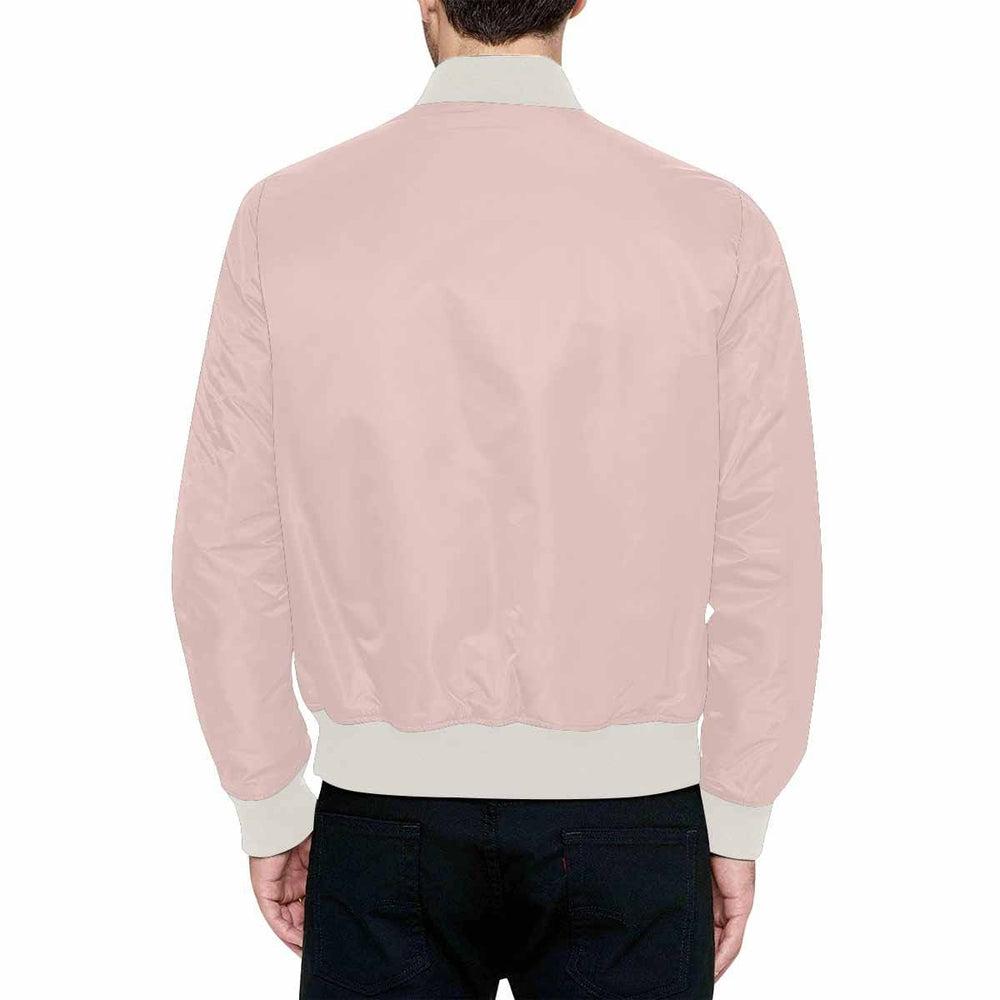 Mens Jacket Scallop Seashell Pink Bomber Jacket - Mens | Jackets | Bombers