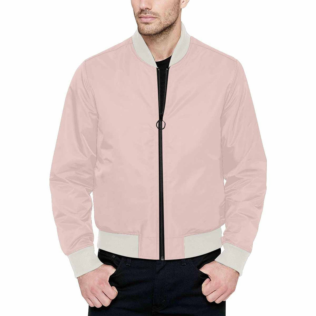 Mens Jacket Scallop Seashell Pink Bomber Jacket - Mens | Jackets | Bombers