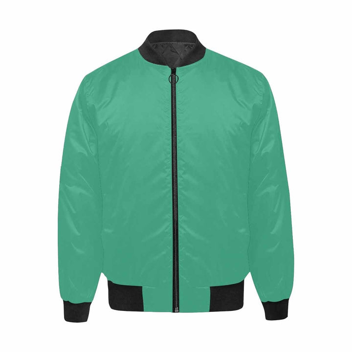 Mens Jacket Spearmint Green and Black Bomber Jacket - Mens | Jackets | Bombers