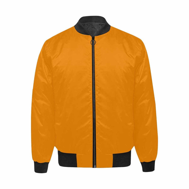 Mens Jacket Tangerine Orange and Black Bomber Jacket - Mens | Jackets | Bombers