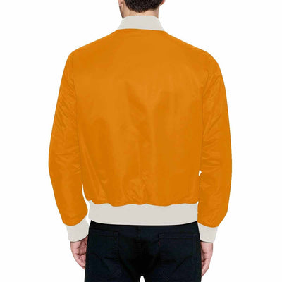 Mens Jacket Tangerine Orange Bomber Jacket - Mens | Jackets | Bombers