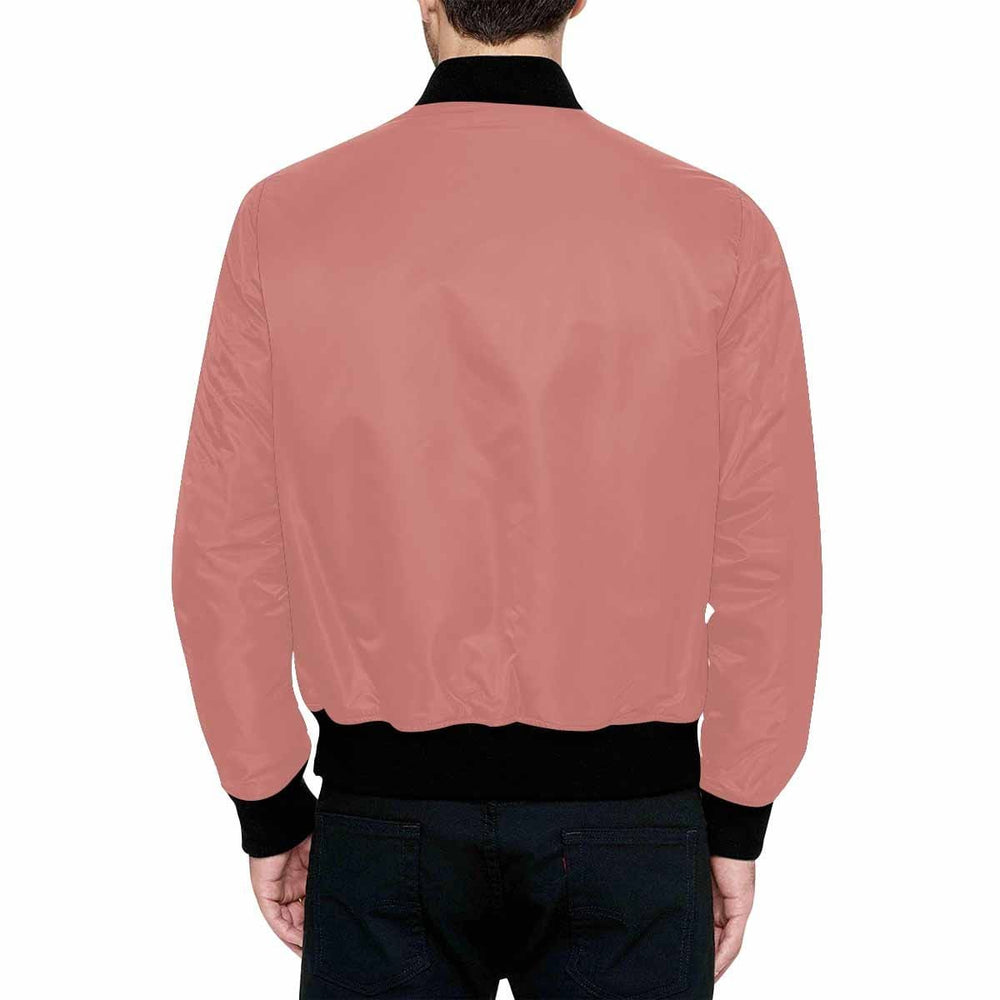 Mens Jacket Tiger Lily Pink and Black Bomber Jacket - Mens | Jackets | Bombers