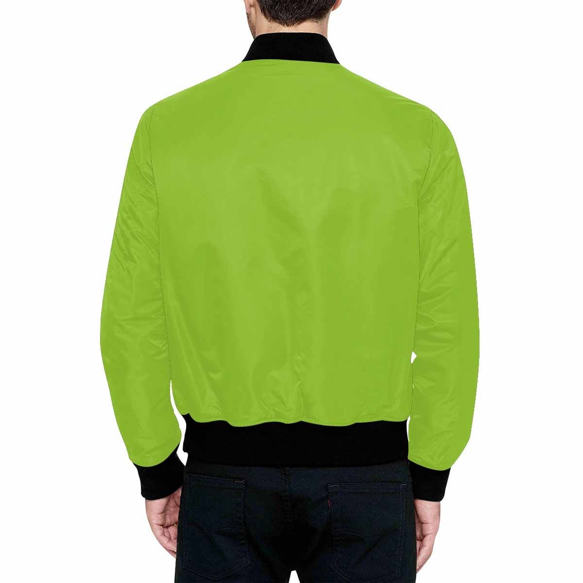 Mens Jacket Yellow Green And Black Bomber Jacket - Mens | Jackets | Bombers