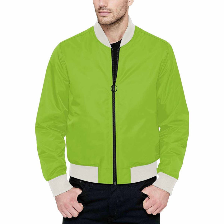 Mens Jacket Yellow Green Bomber Jacket - Mens | Jackets | Bombers