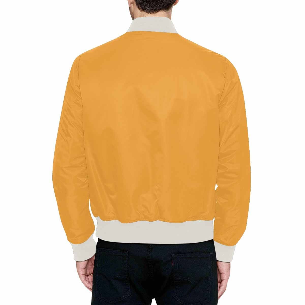 Mens Jacket Yellow Orange Bomber Jacket - Mens | Jackets | Bombers