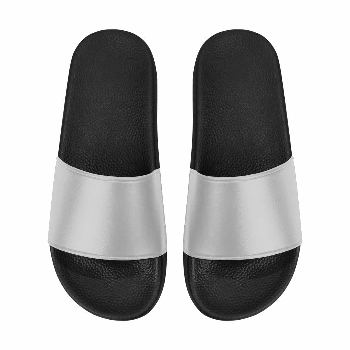 Mens Slide Flip Flop Grey Sandals - Mens | Slides