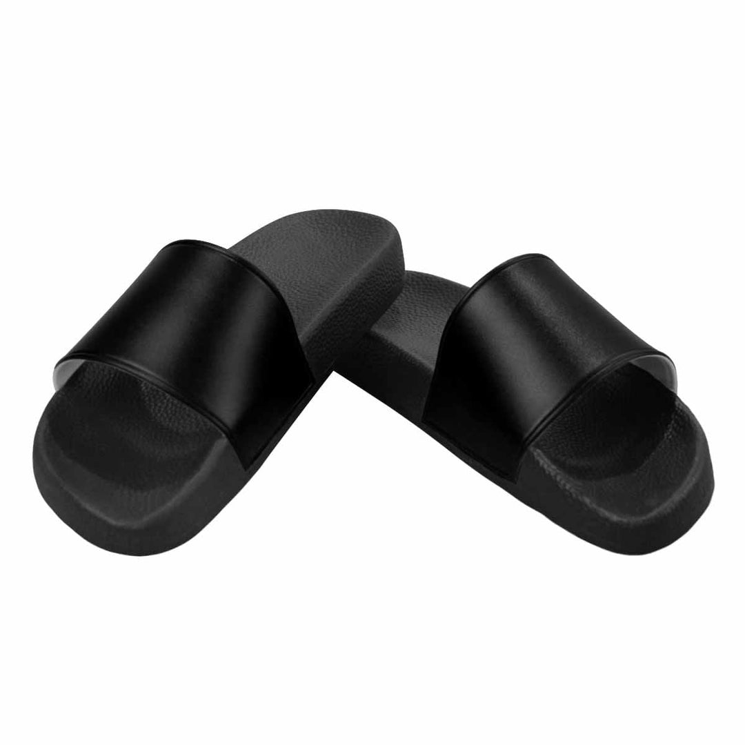 Mens Slide Sandals - Black Flip Flops - Mens/Slides