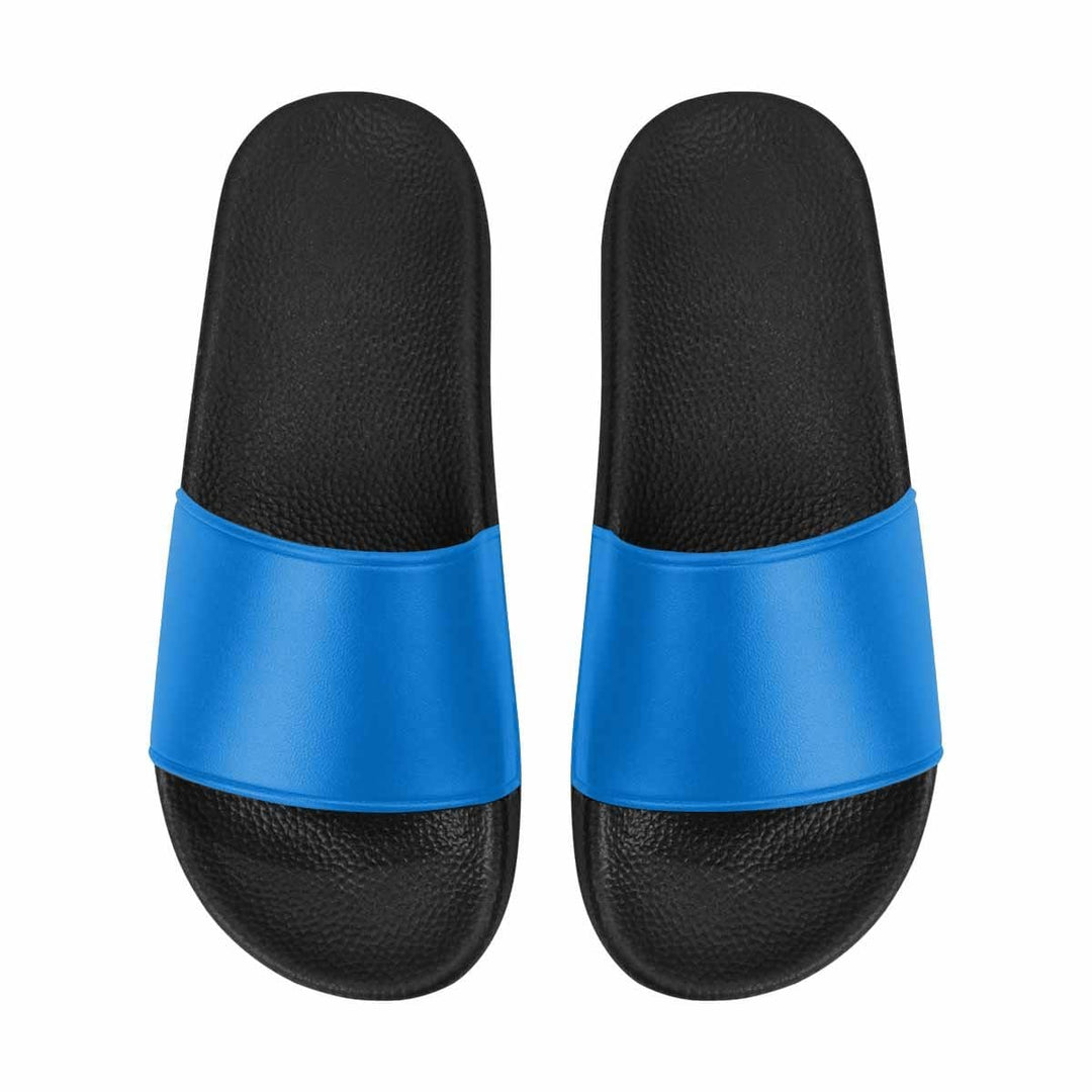 Mens Slide Sandals - Grotto Blue Flip Flops - Mens | Slides