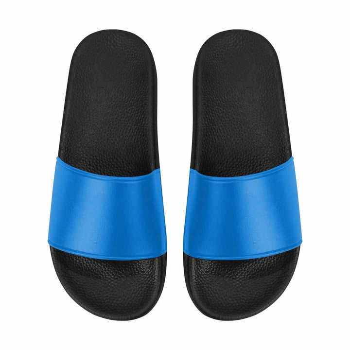 Mens Slide Sandals - Grotto Blue Flip Flops - Mens | Slides