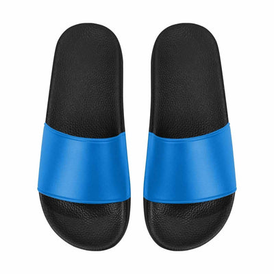 Mens Slide Sandals Grotto Blue Flip Flops - Mens | Slides