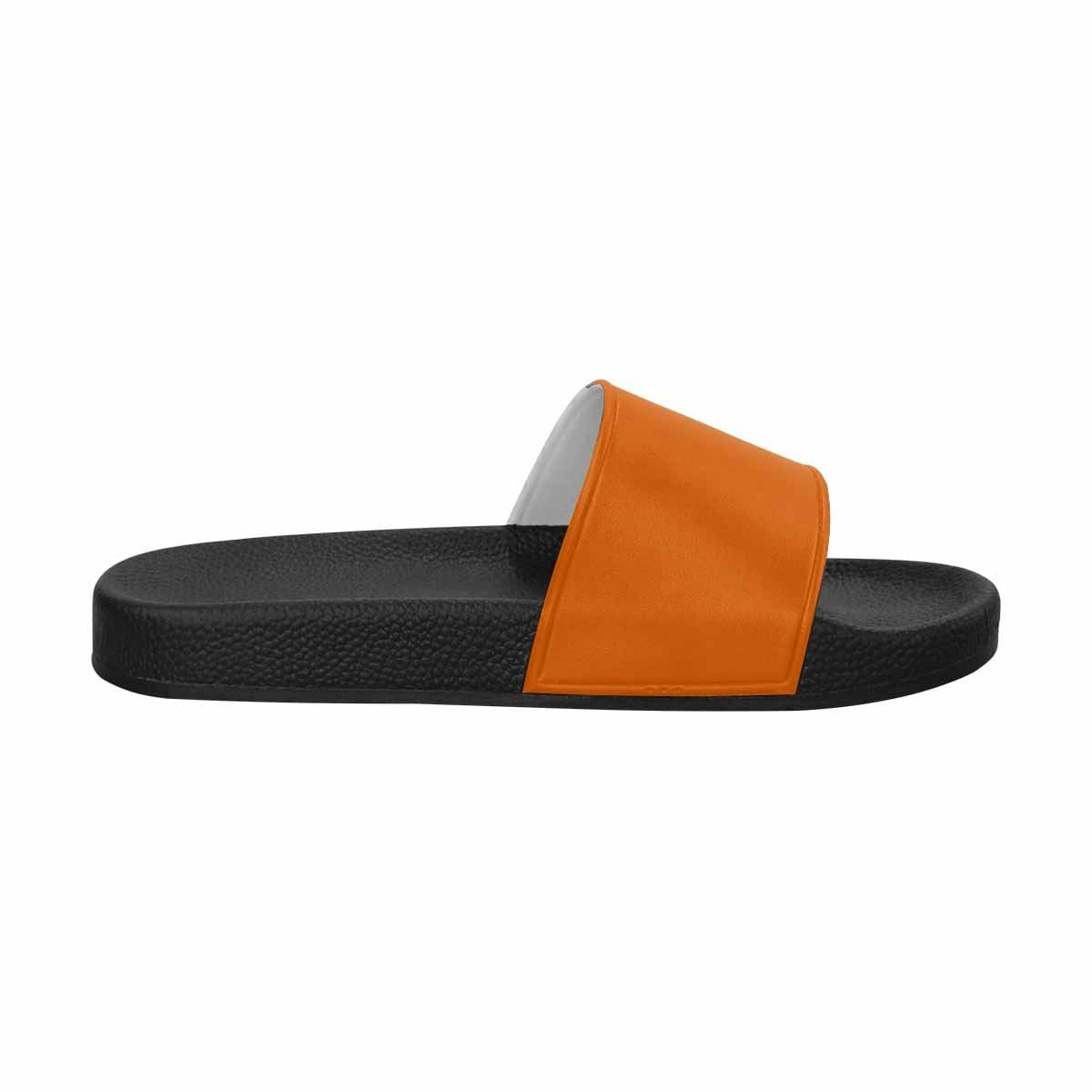 Mens Slide Sandals Burnt Orange Flip Flops - Mens | Slides