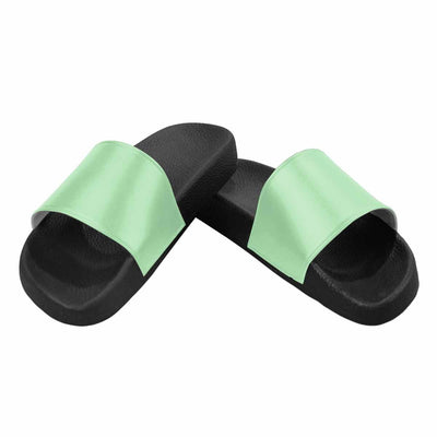Mens Slide Sandals Celadon Green Flip Flops - Mens | Slides