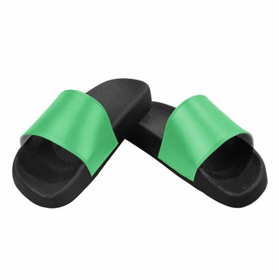 Mens Slide Sandals Emerald Green Flip Flops - Mens | Slides