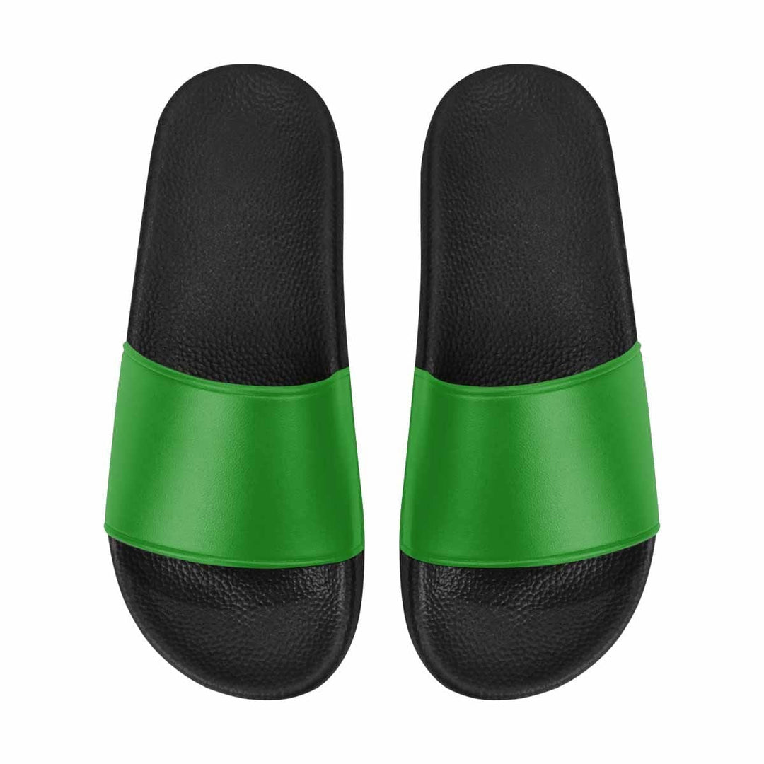 Mens Slide Sandals Forest Green Flip Flops - Mens | Slides