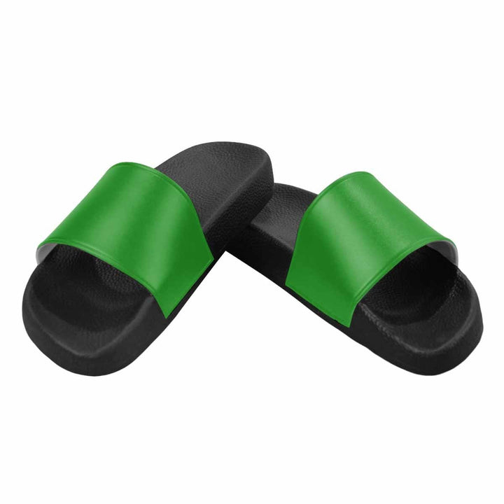 Mens Slide Sandals Forest Green Flip Flops - Mens | Slides