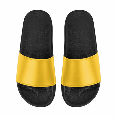 Mens Slide Sandals Freesia Yellow Flip Flops - Mens | Slides